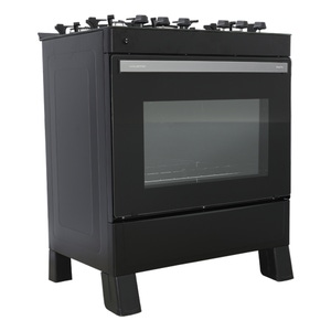 COCINA HAUSTEC GEMA PRO 5 HORNALLAS 94 LITROS NEGRO