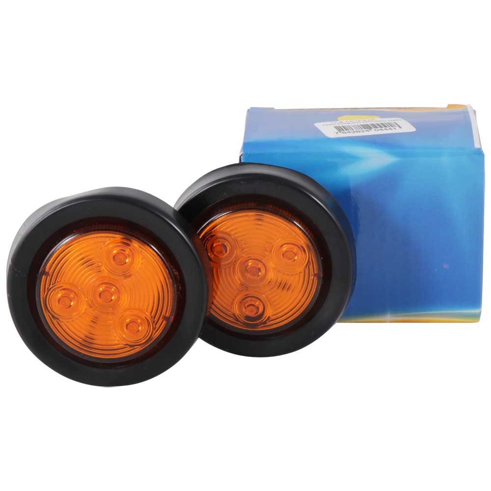 FARO POSICION REDONDO 12/24V AMBAR PAR