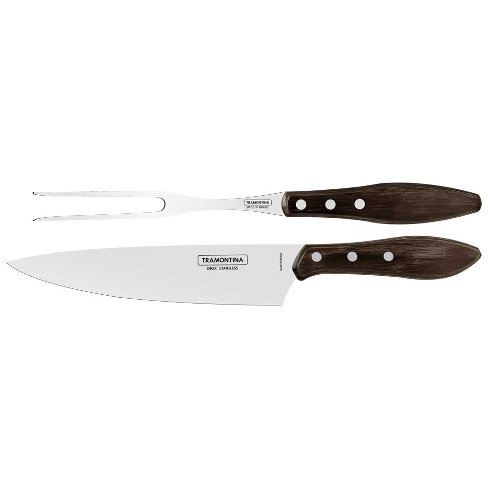 JUEGO PARA ASADO TRAMONTINA CHURRASCO POLYWOOD