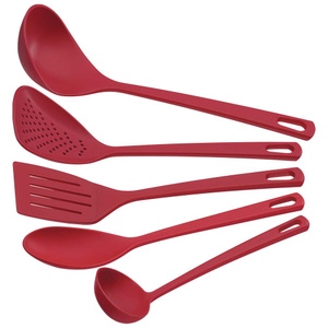 JUEGOUTENSILIOS NYLON ROJO 5PZAS. TRAMONTINA
