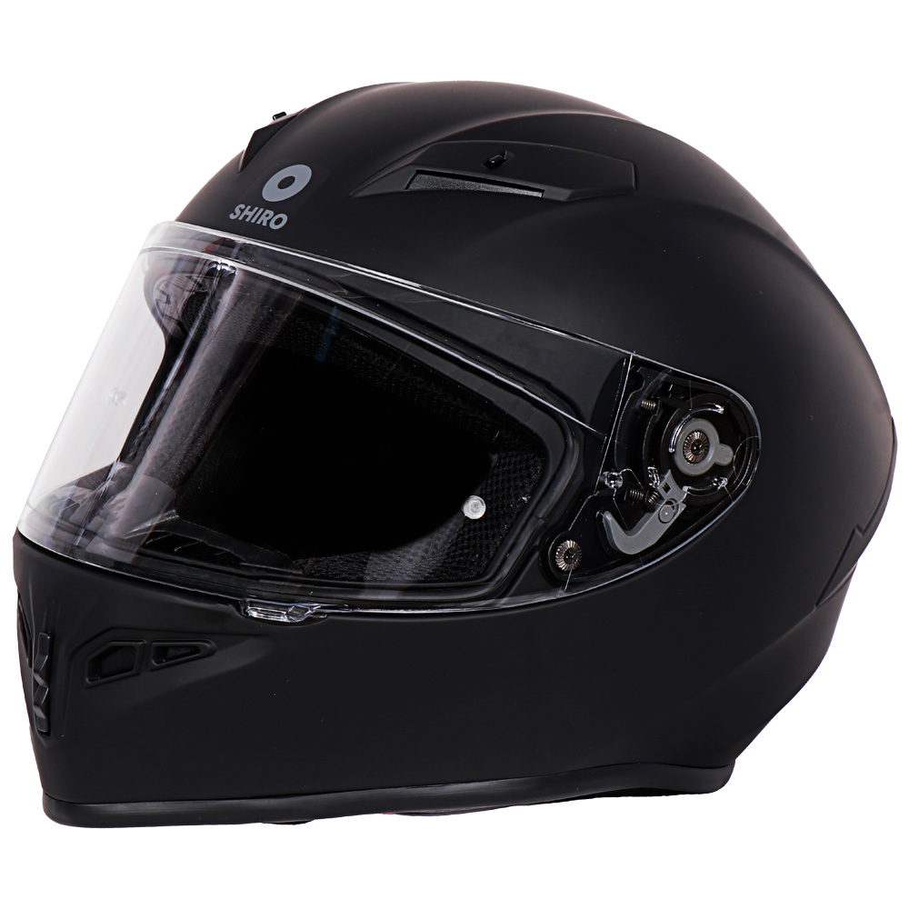 Casco shiro sales negro mate