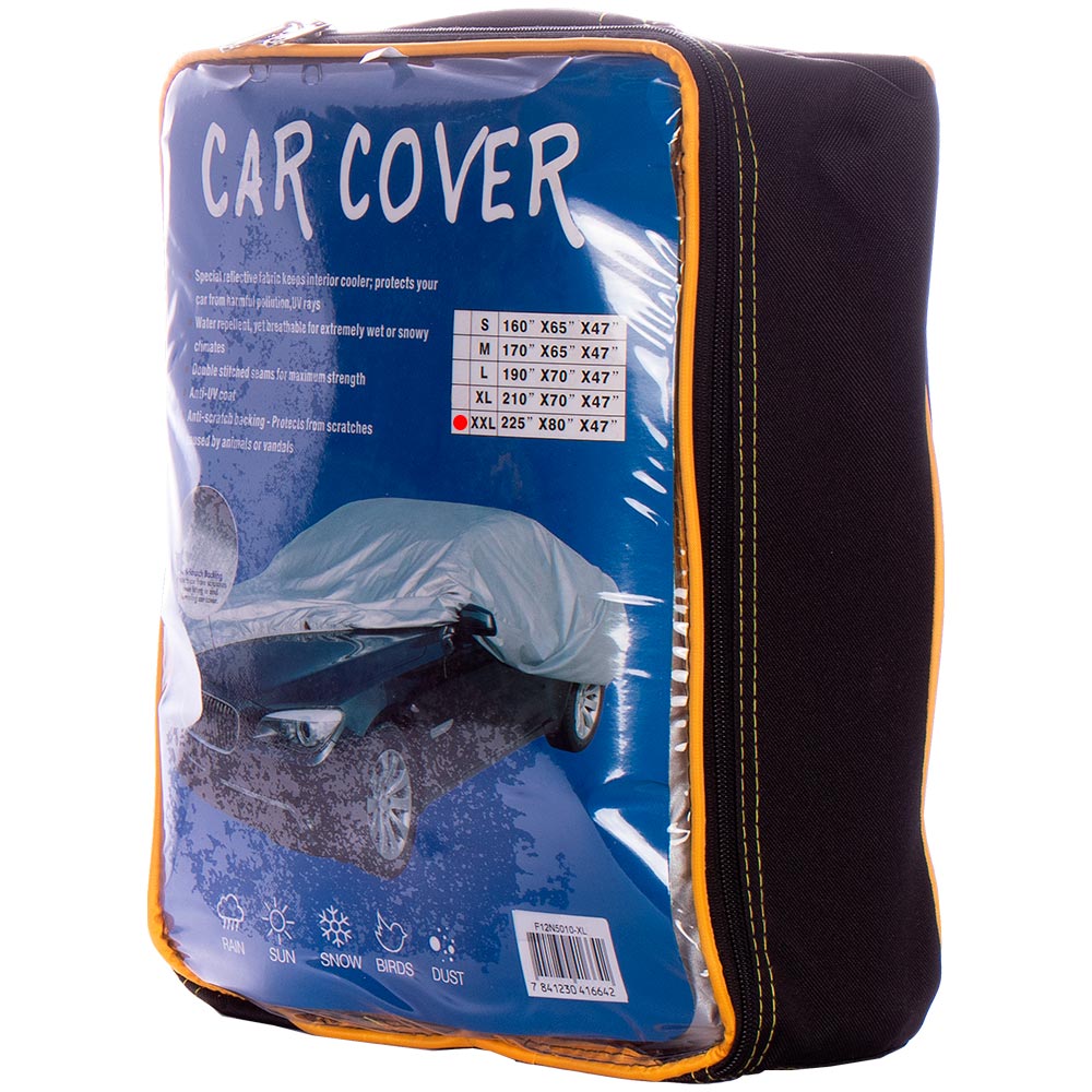 CUBRE AUTO SEDAN XXL: 508X178X119 CM